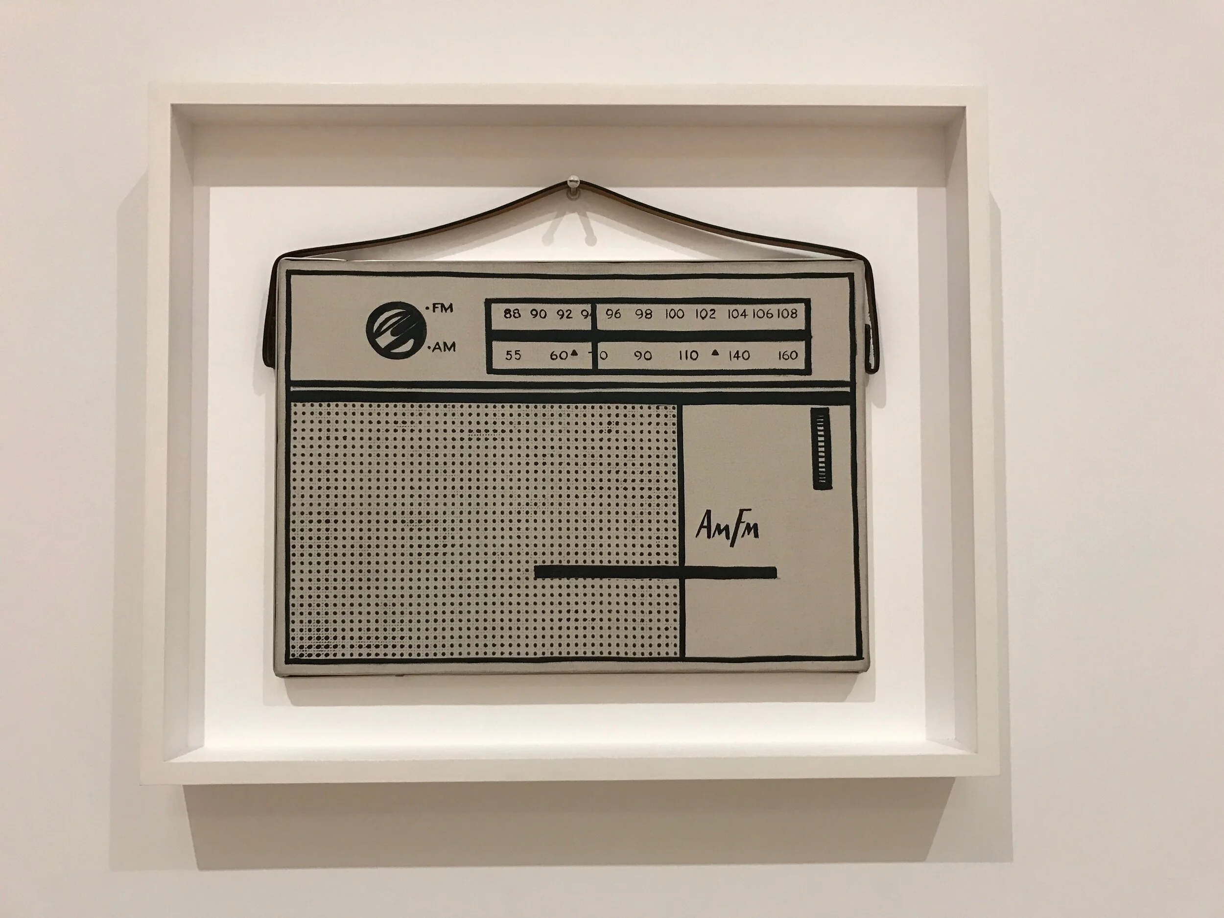 Roy Lichtenstein "Portable Radio" at SF MoMA