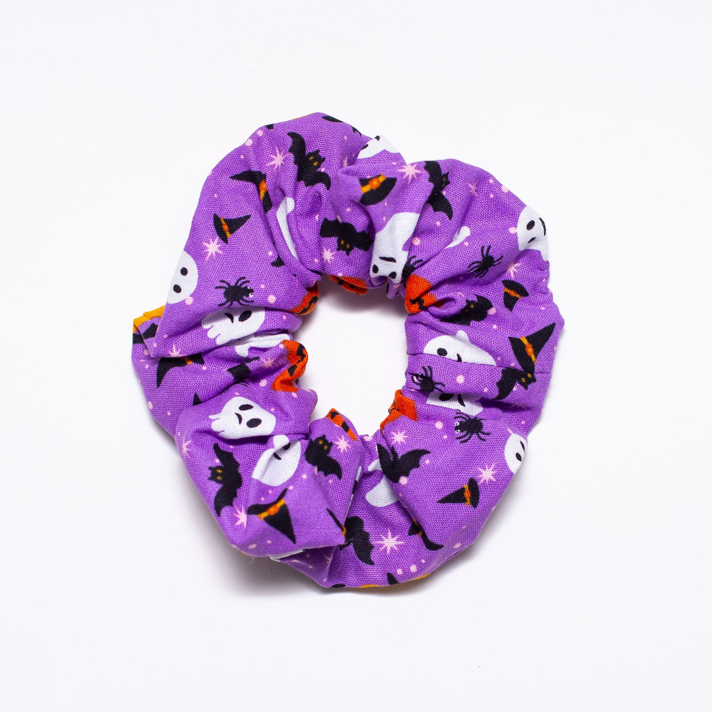 Halloween Toss Scrunchie in Purple
