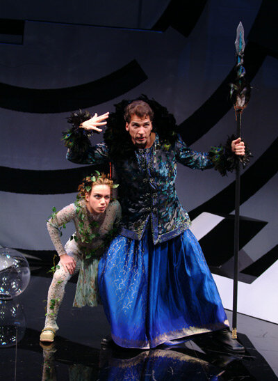  Michael Sharon as Oberon - Caroline Tamas as Puck (The Wilma Theater) 