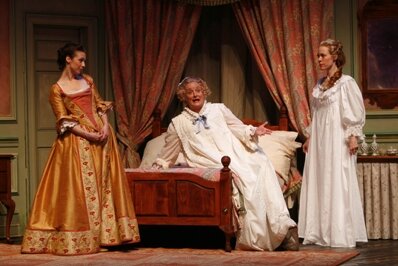  Julia Coffey, Nancy Robinette and Veanne Cox. The Shakespeare Theatre Production of The Beaux' Stratagem, Directed by Michael Kahn; PC: Carol Rosegg 