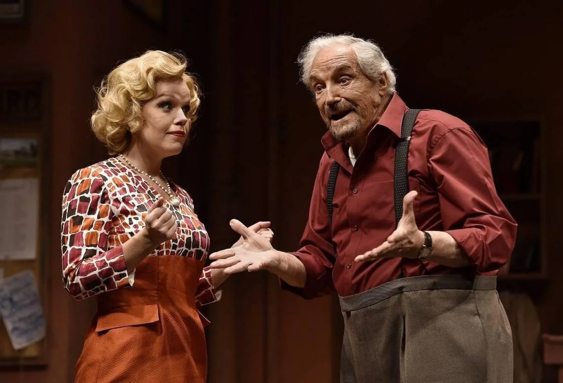 Hal Linden is a master of physical comedy in Over The Moon