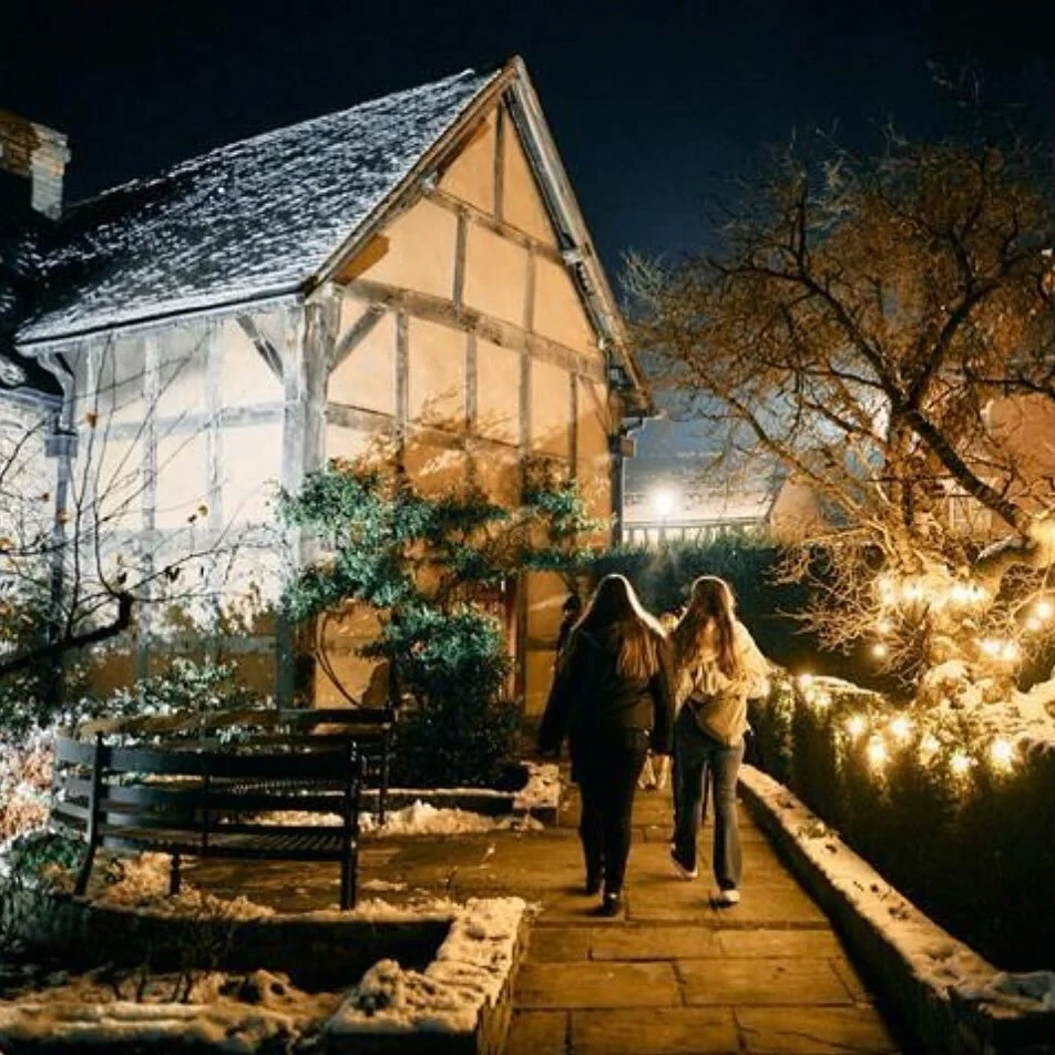 For the next four weeks, The Shakespeare Birthplace Trust in Stratford-Upon-Avon will be transformed with winter greenery and garlands of ivy and holly to give you a glimpse of how the holidays were celebrated in the late 16th Century. And, through D