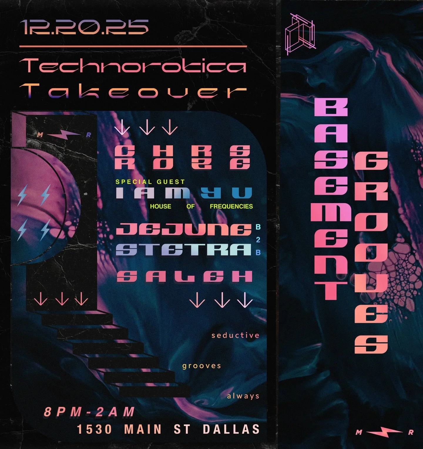T O N I G H T &bull; BASEMENT GROOVES XXV @midnightramblerbar 8pm-2am // 21+ // no cover all night 

we&rsquo;re back at the swanky @midnightramblerbar with four on the floor grooves all night ⚡️

feat. special guest IAMYU @jordanwhereareyou of @hous