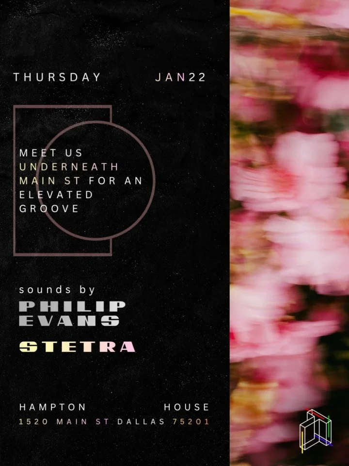 this Thursday ✨ 10pm-2am // meet us underneath Main St downtown for an elevated mid week gr&uuml;v @hamptonhousedallas feat. sound selectas @djphilipevans and @stetra 

no cover all night // rsvp link in bio 

see you on the dance floor ✨

dress code