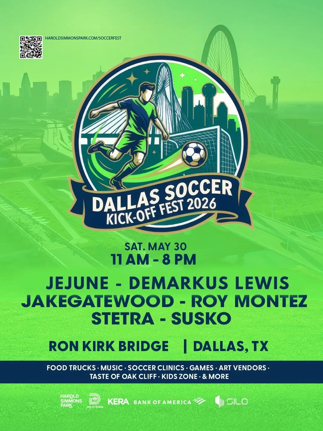 Beautiful weekend for some groove therapy! ☀️ Catch some of the Technorotica cr&uuml; + other 🔥 artists for the Dallas ⚽️ Kick-Off Fest TODAY &amp; TOMORROW ⚽️ FREE to the public &bull; come groove out! 

TODAY 
2-3:30 @jejune.tx 
3:30-5 @stetra 

S