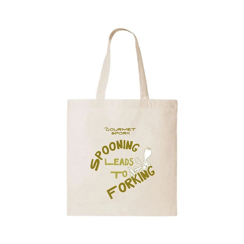 SPOONING LEADS TO FORKING TOTE