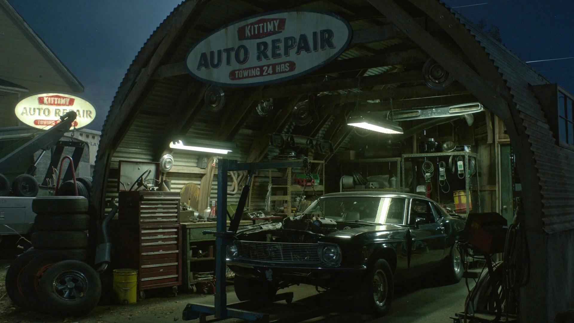 Supernatural Bobby's Auto Repair