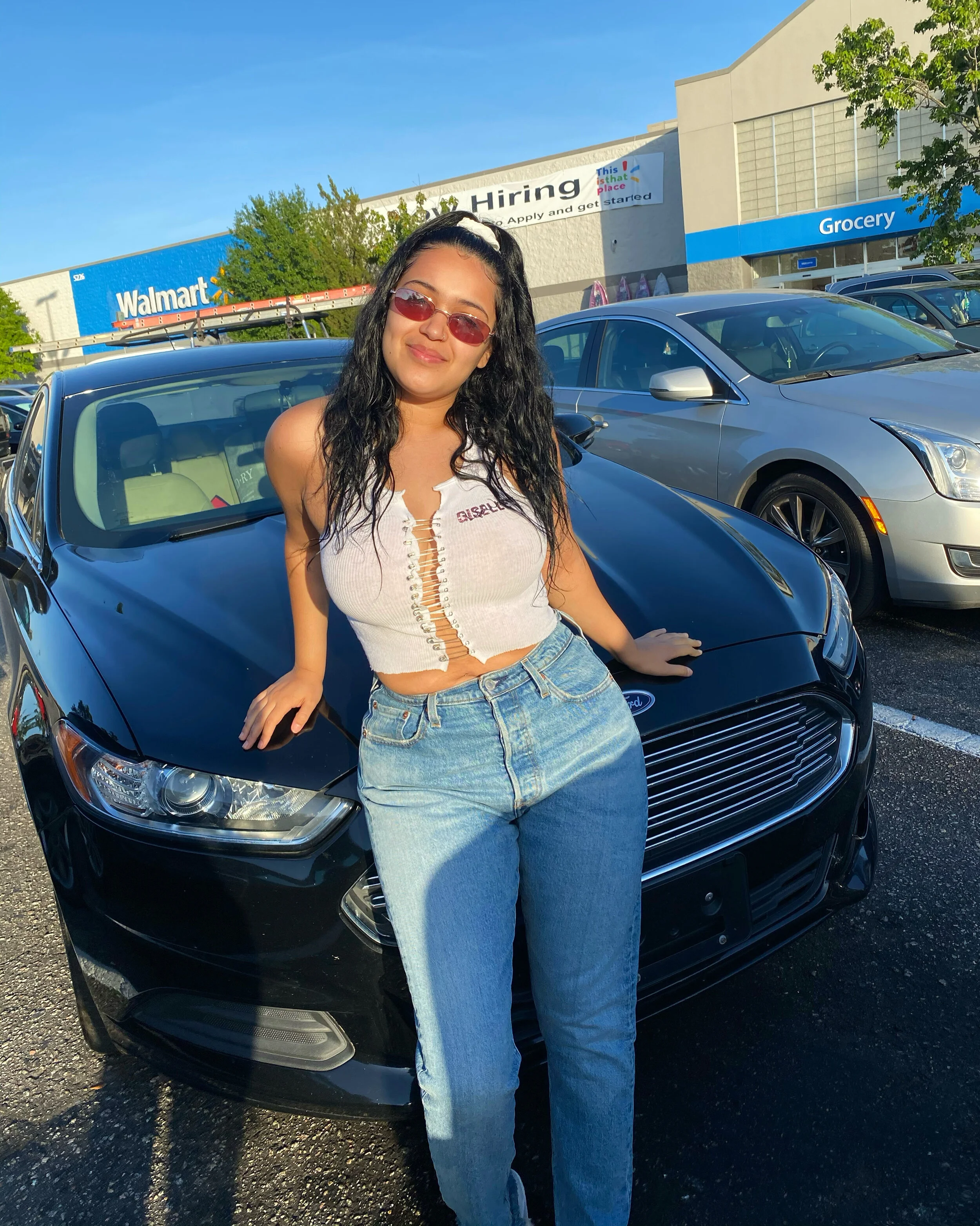 GLW Pin crop tank top 