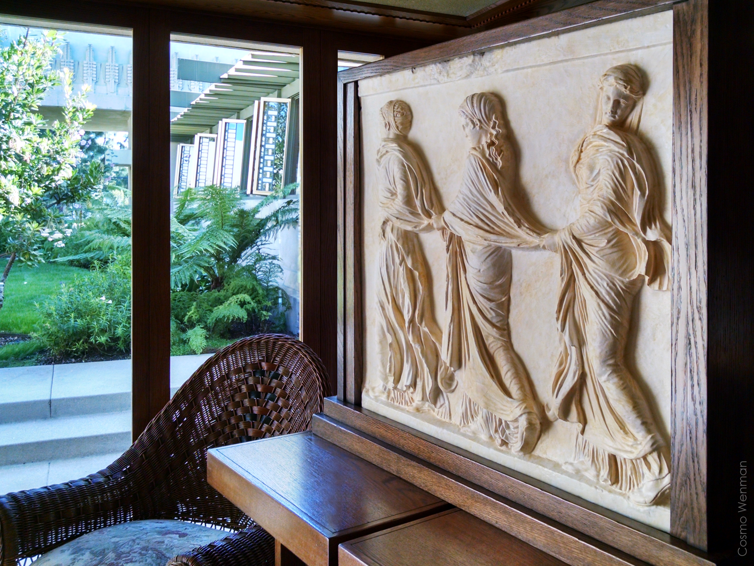   Concept Realizations' final replica, installed at Hollyhock House  