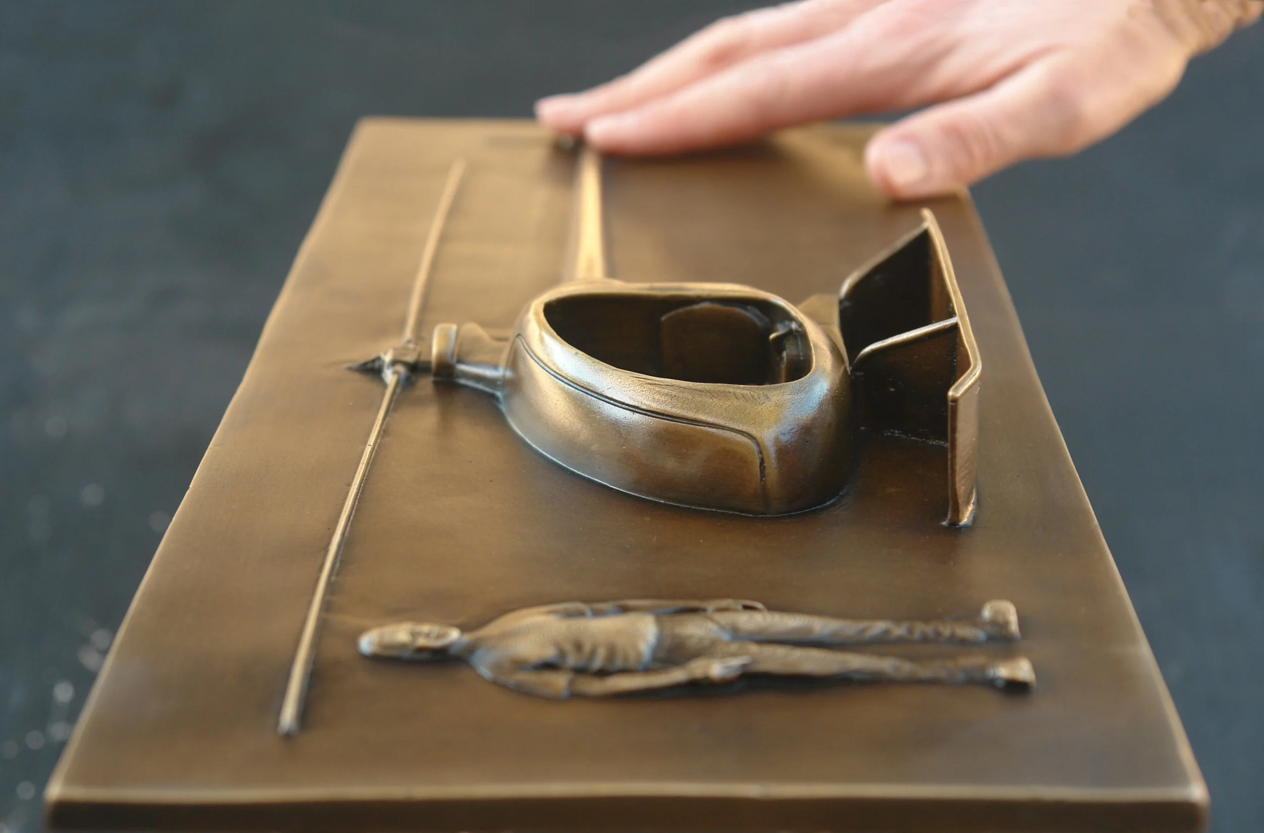 20170603 BronzeHelicopterPlaque by CosmoWenman.JPG