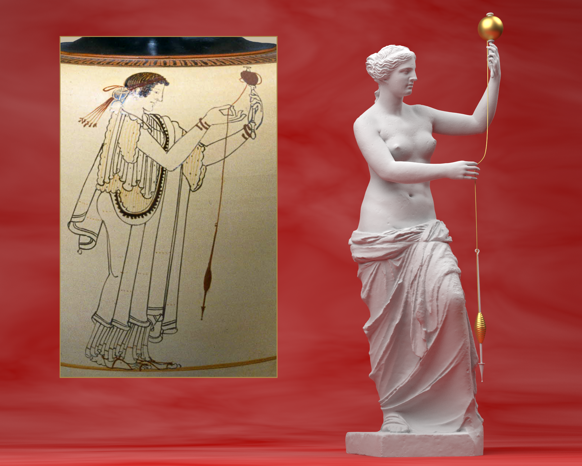 20200110 Venus de Milo Spinning Thread with Greek Vase by Cosmo Wenman.png