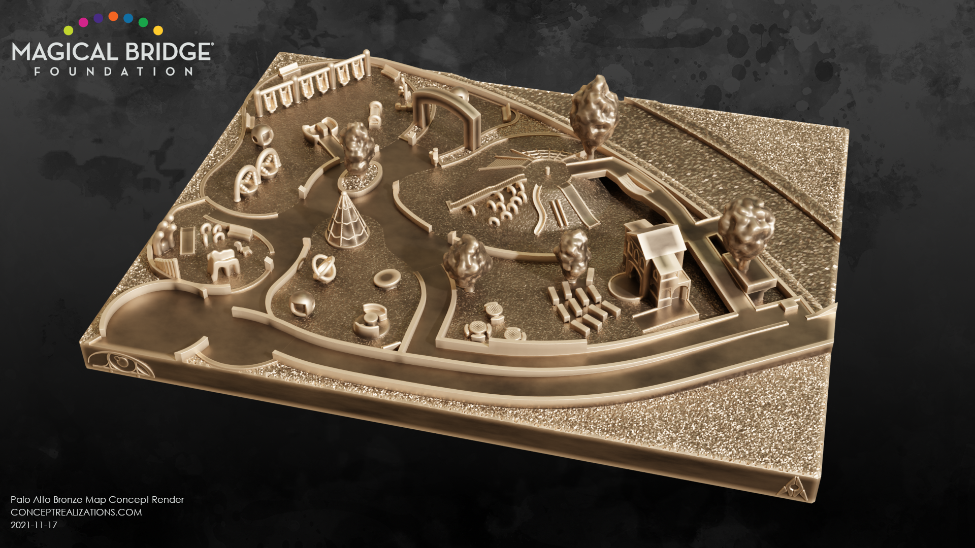 20211117 MAGICAL BRIDGE PALO ALTO BRONZE MAP CONCEPT RENDER 0001.png