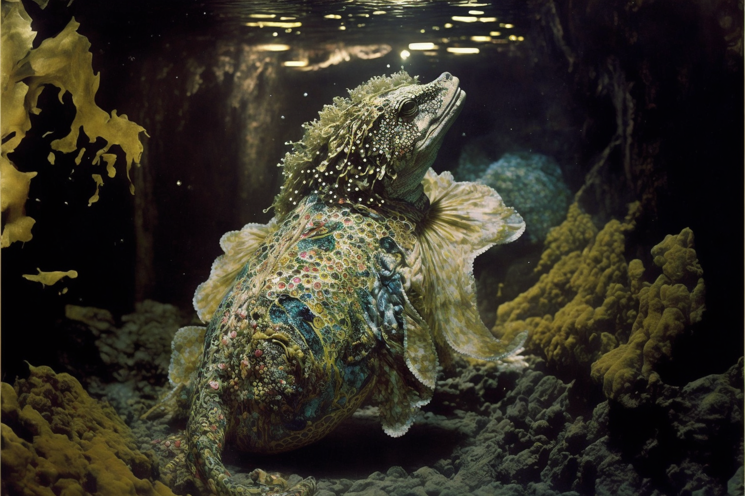 CosmoWenman_1978_underwater_photograph_of_primitive_polychrome__55d098fd-4ab6-4f1f-a10c-1e0d1c38dbda.png