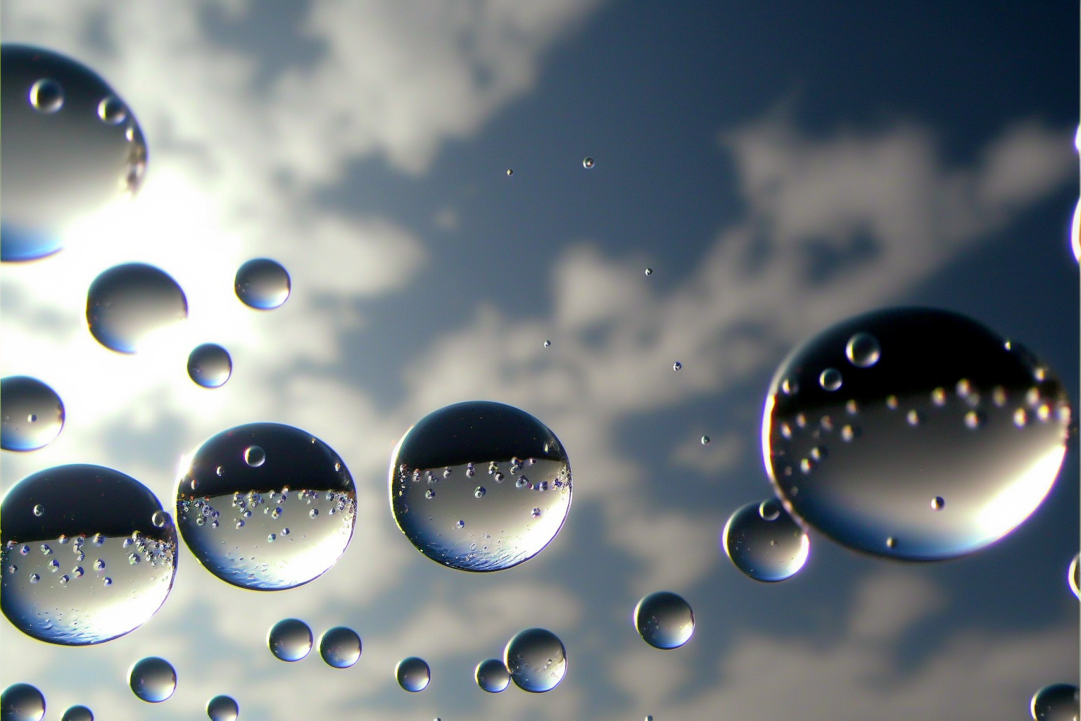  ”A collection of small water droplets in the sky, smaller than the eye can see, but grouped together enough to reflect a white light from the sun.” — Brandon Biggs 