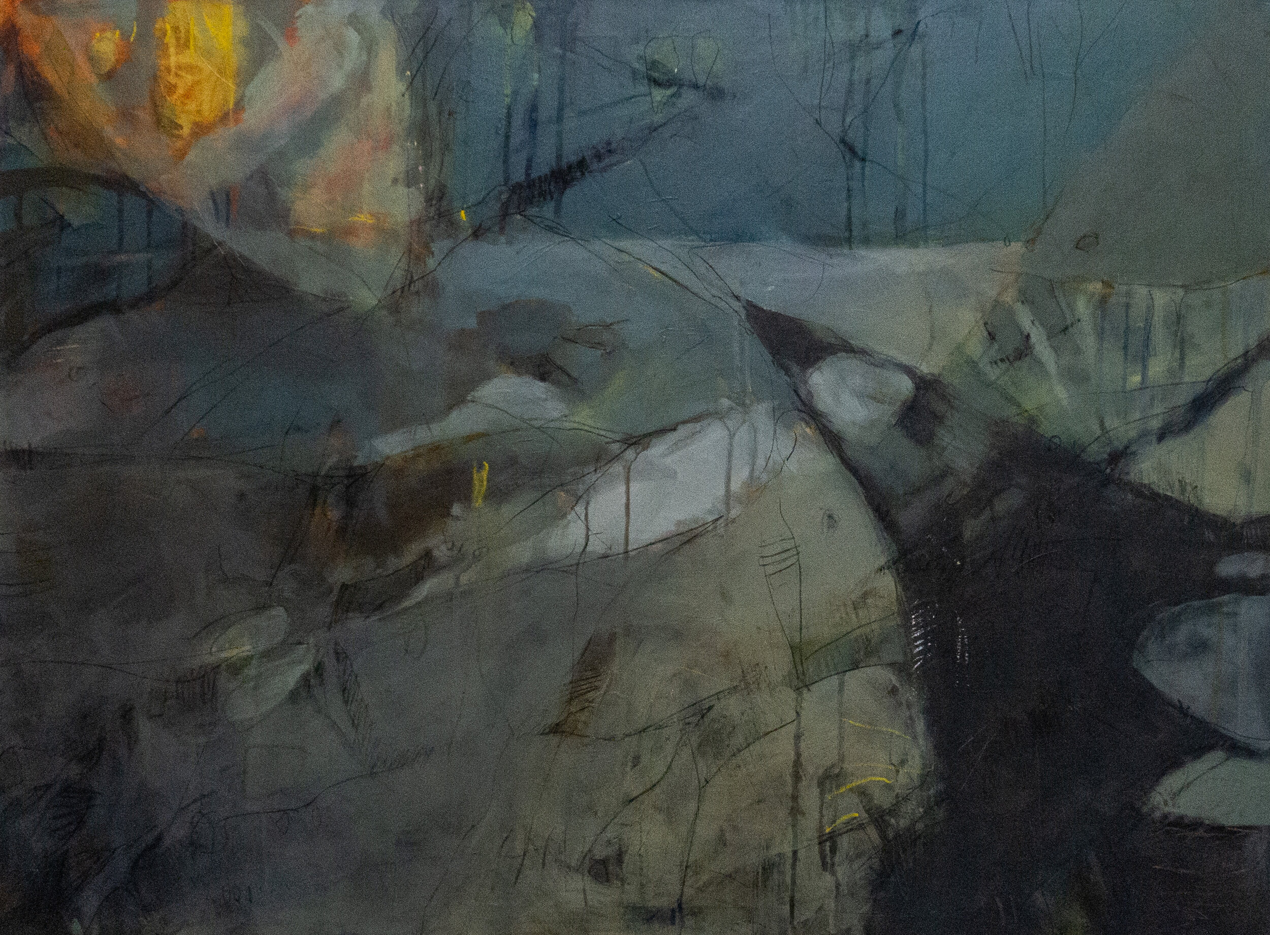Untitled - 36x42 - acrylic on canvas