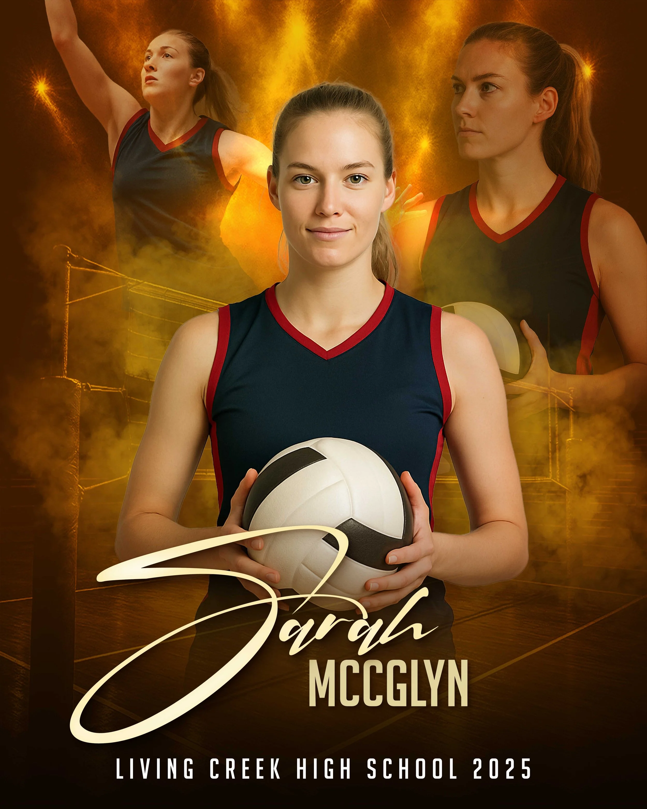 Three Deep - 16x20 VolleyBall.jpg