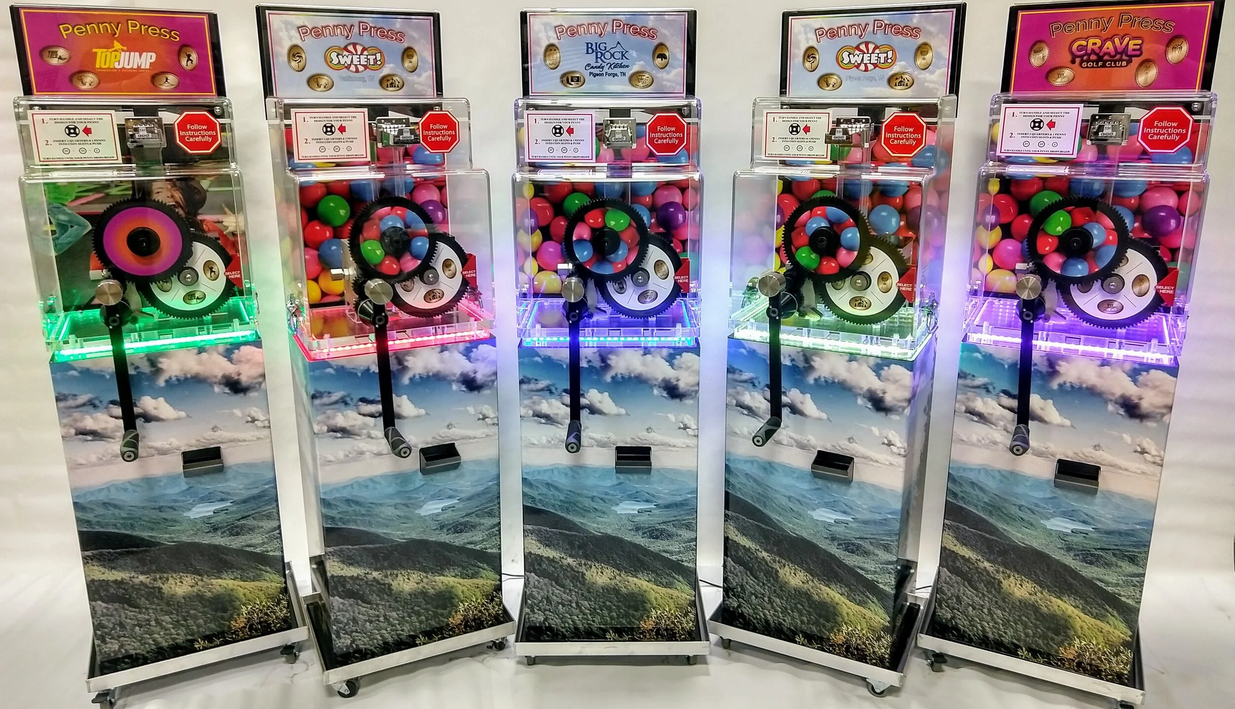 Penny Press Machine Models | Penny Machines USA Penny pressing machine locations