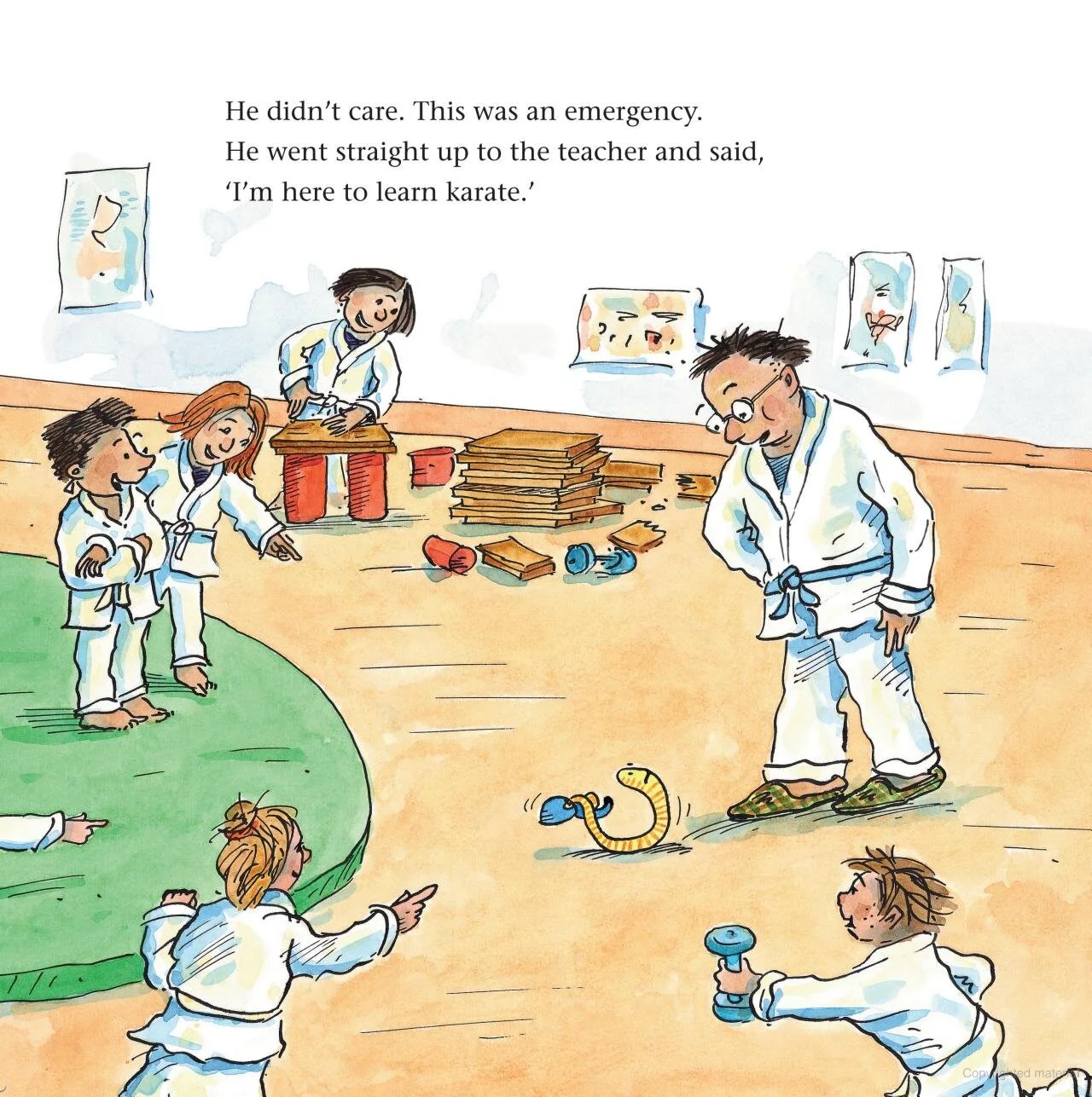 The Worm Who Knew Karate