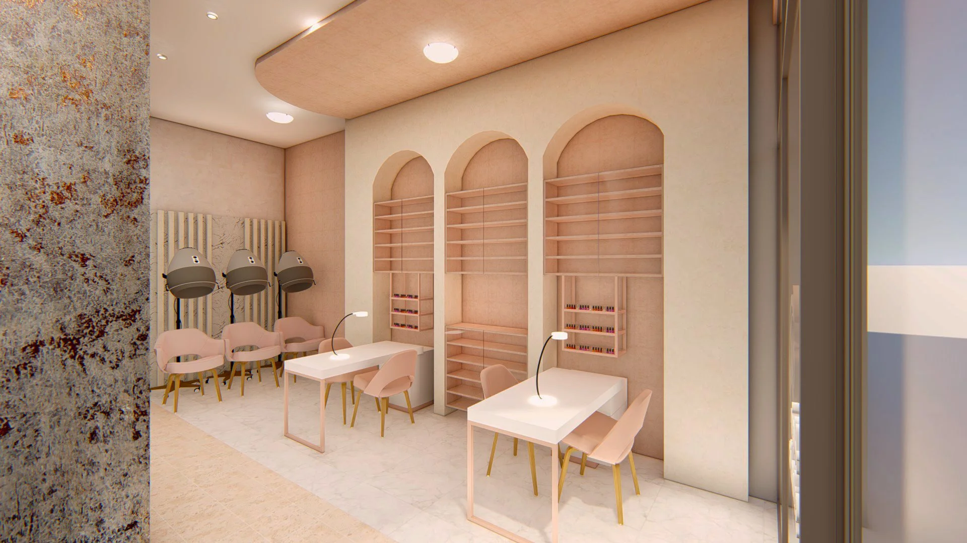 Jay tee Salon and Barbershop Design Kenya Imaara Mall Interiors Mombasa Road Contemporary (4).jpg