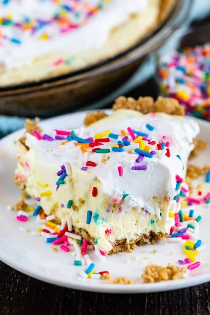 birthday cake dessert cup