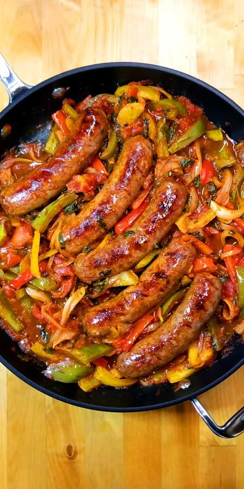 italian sausage + peppers