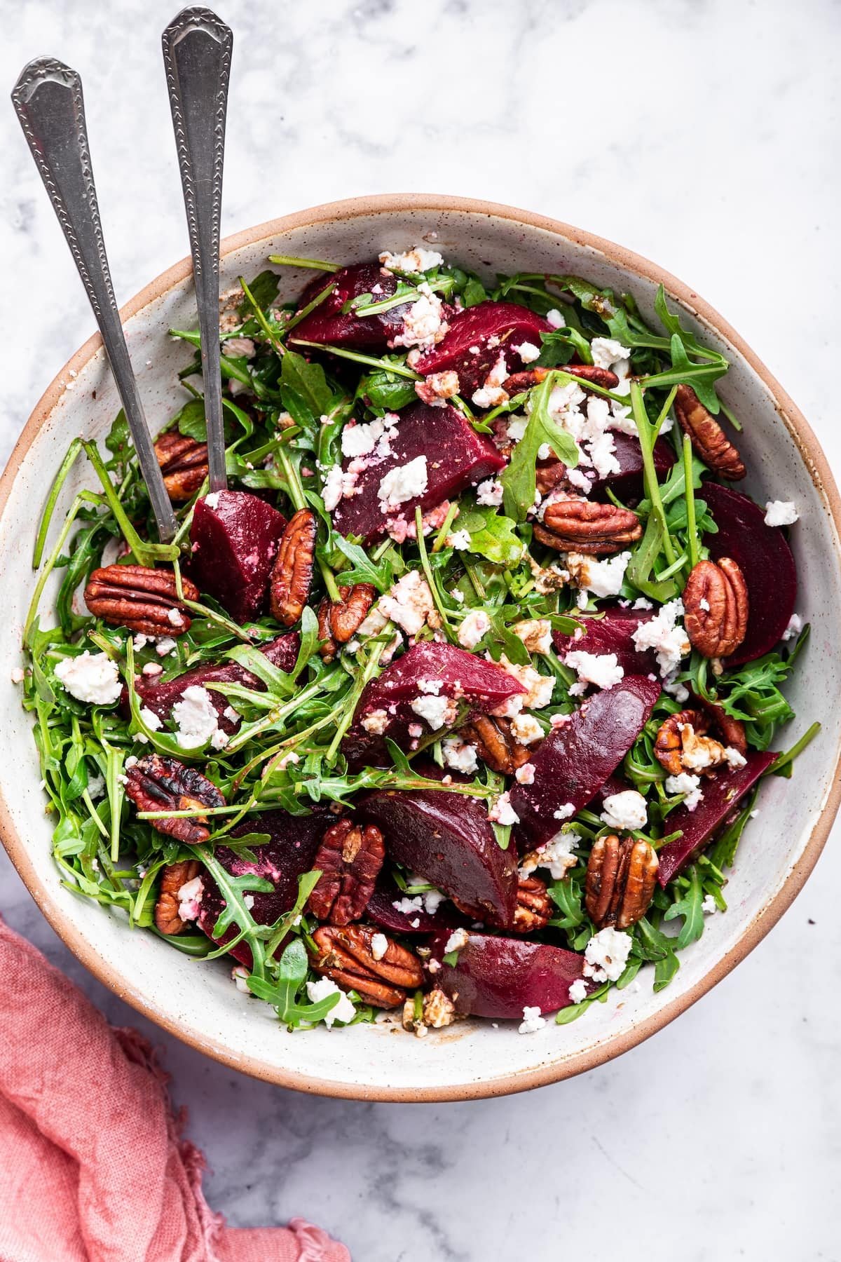 roasted beet side salad