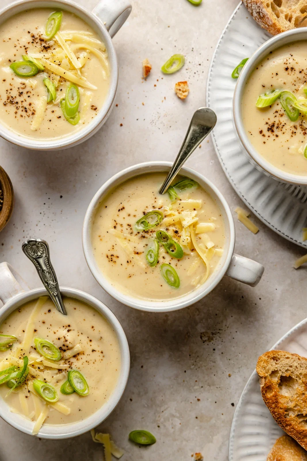 roasted cauliflower soup