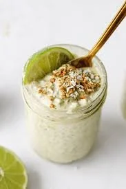 coconut lime breakfast porridge