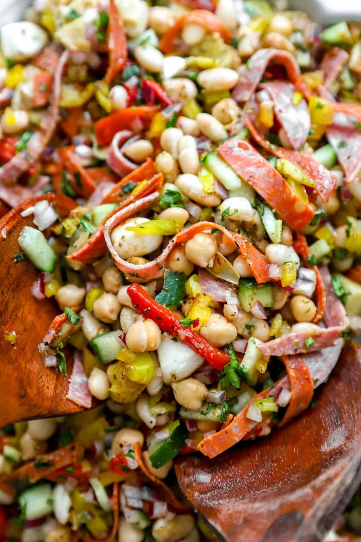 italian grinder bean salad