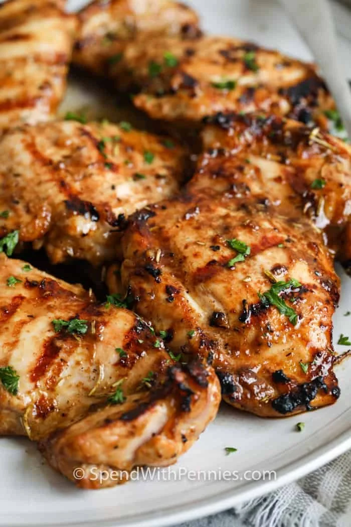 grilled chicken thighs