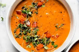 roasted red pepper curry soup