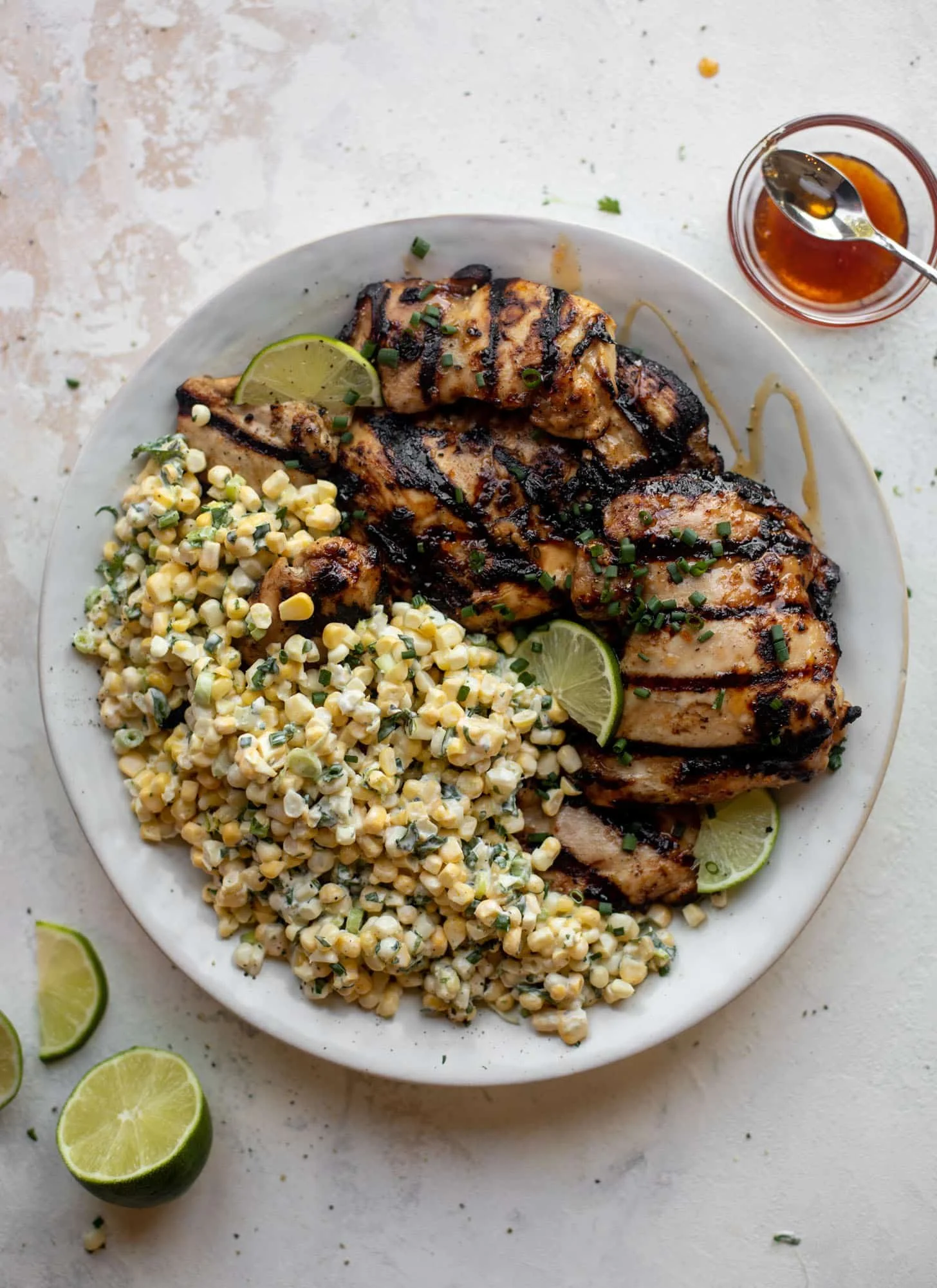grilled chicken street corn casserole