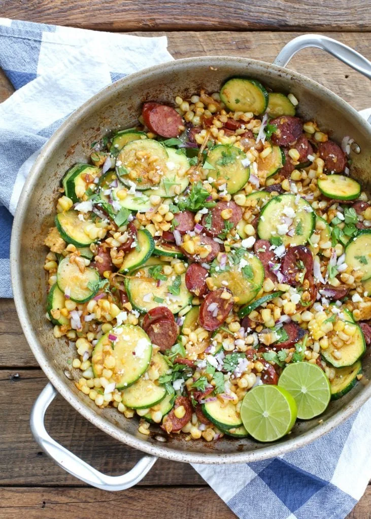 NEW! cilantro lime cous cous skillet