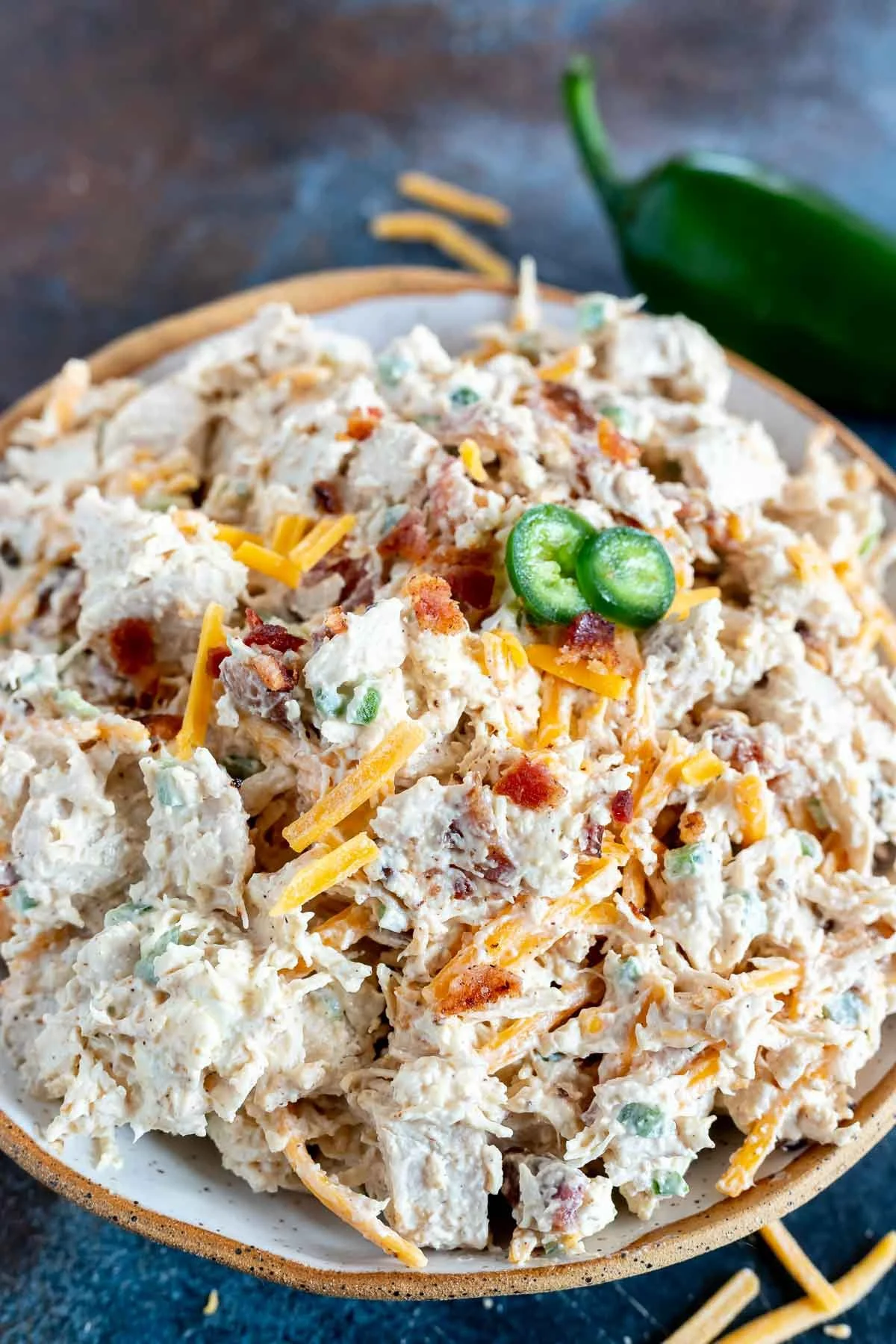 jalepeño popper chicken salad
