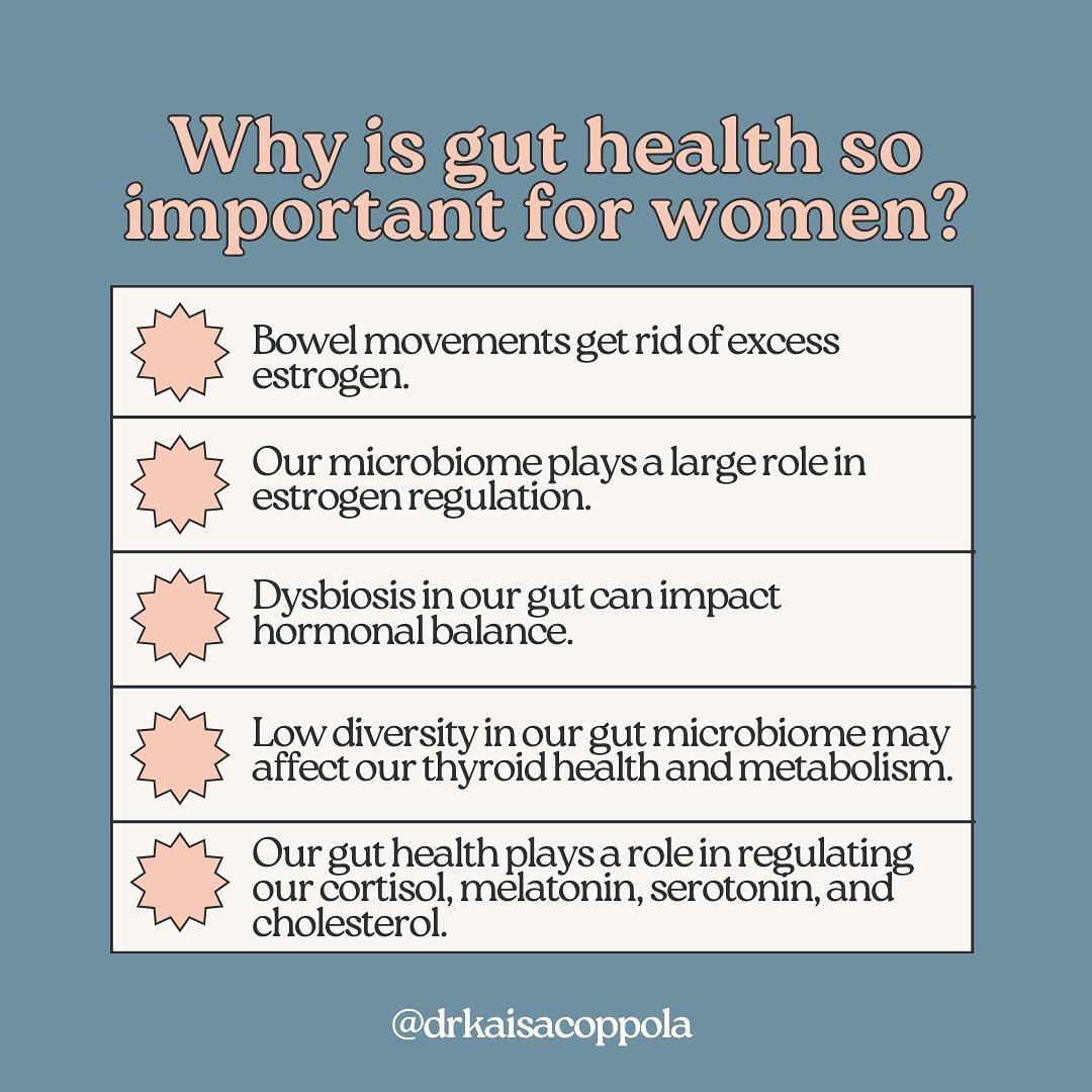 If I haven&rsquo;t said it enough, our gut affects everything in our bodies! We need to support our gut so we can support our hormones. #functionalmedicine #functionalmedicinedoctor #harmonywellnessclinic #drkaisacoppola #selfcaretools #sayyestoyou #