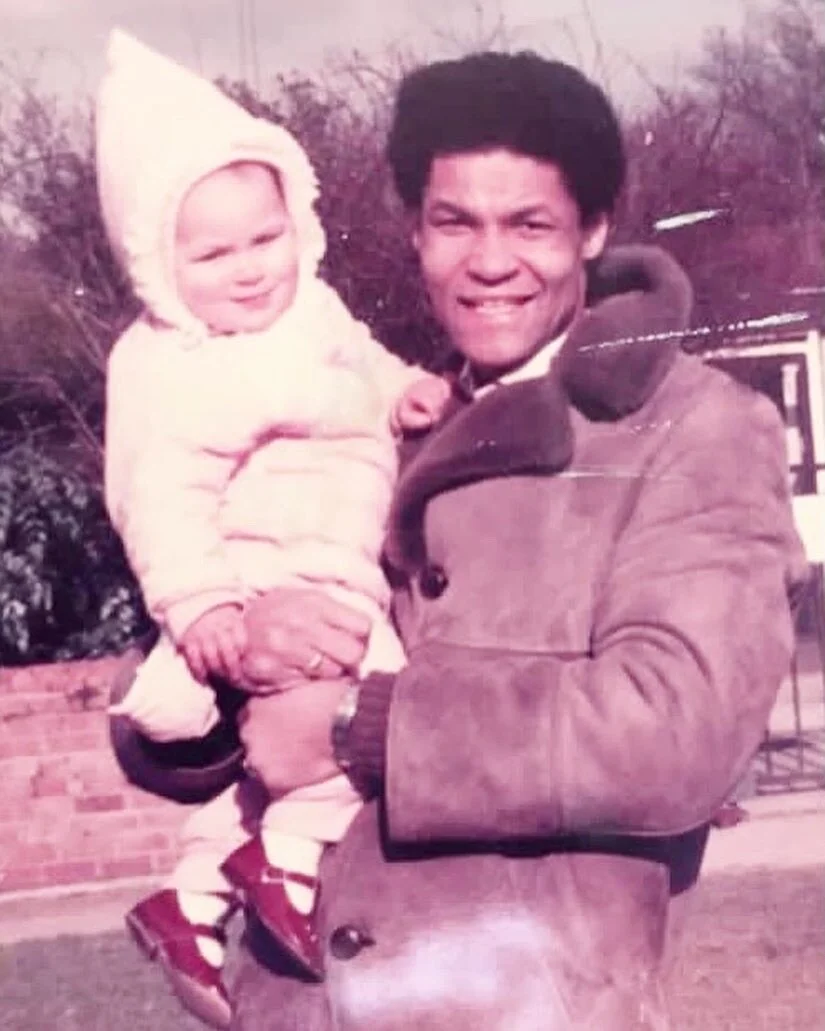 On your birthday dad.