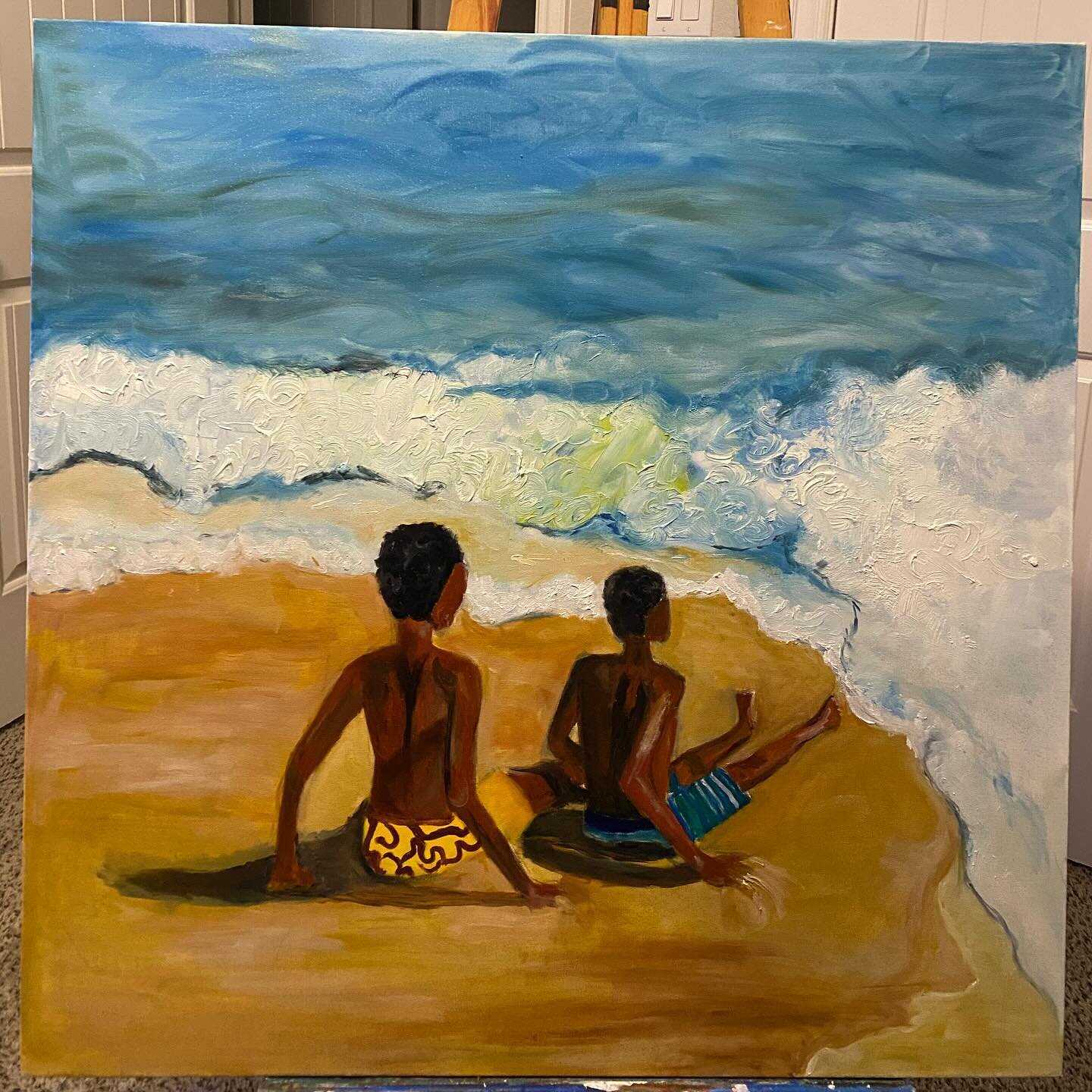 Weathering the storm&hellip;
#artbyabiola #imstillalive #lifebeenlifing #wip #oiloncanvaspainting