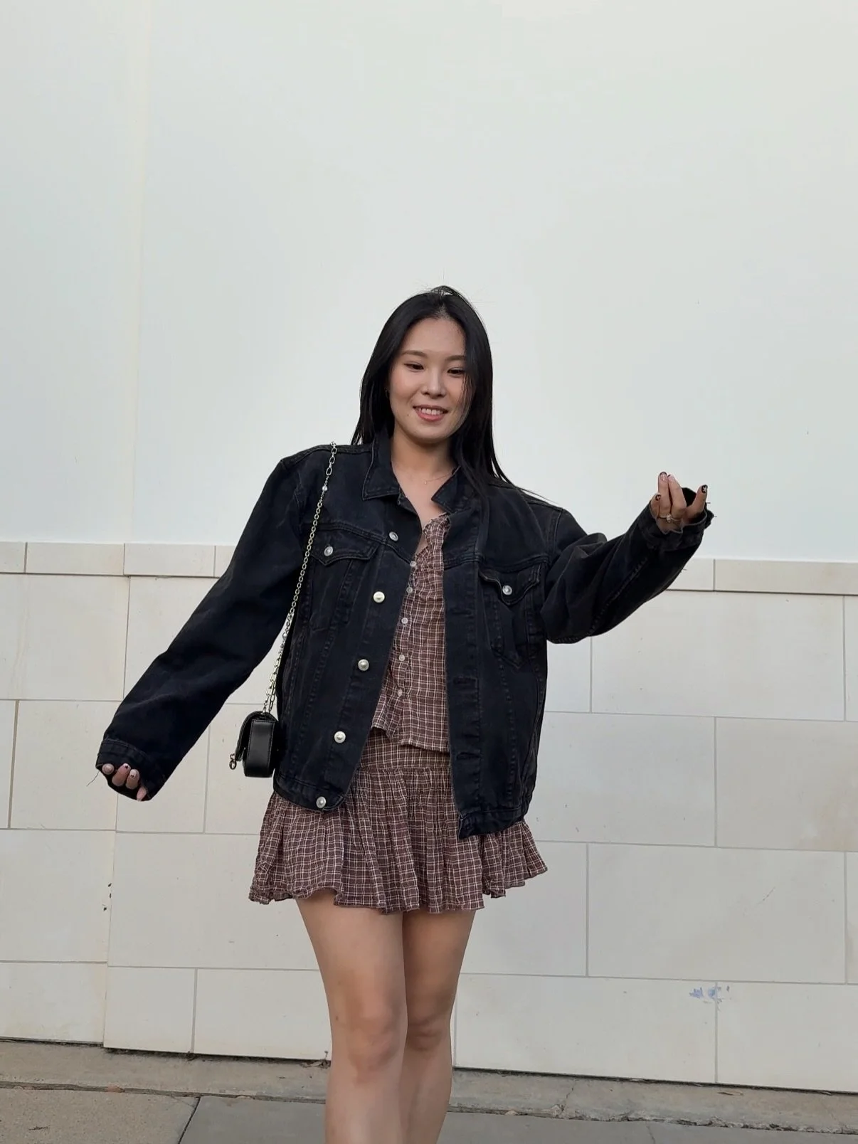 i said no retail therapy in january but it&rsquo;s the last week of january&hellip;. so&hellip;.. 😗 much needed thursdate with fianc&eacute; 

outfit: 
set @brandymelvilleusa 
boots @zara 
jacket @princesspolly 
bag @dior