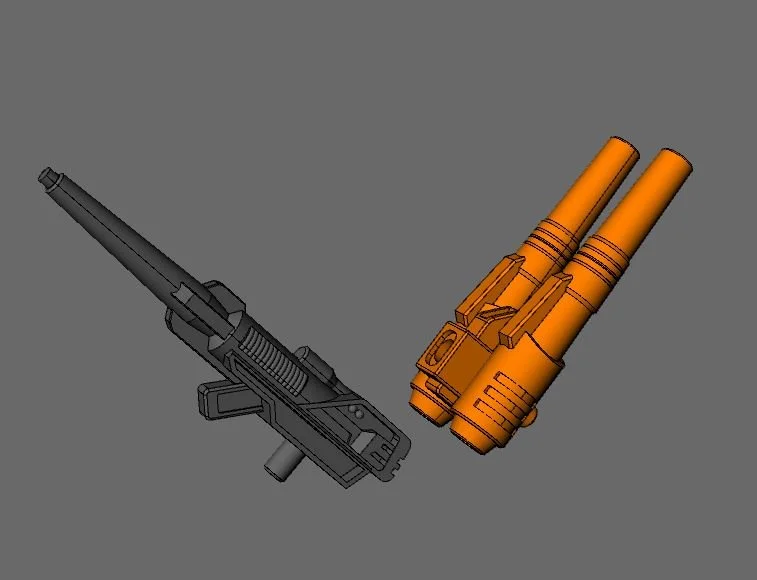 Transformers PotP Punch-CounterPunch Weapons | Funbie Studios