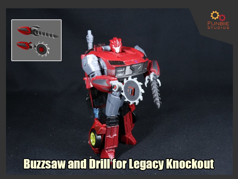 Transformers RED Prime Knock Out In-Hand Images