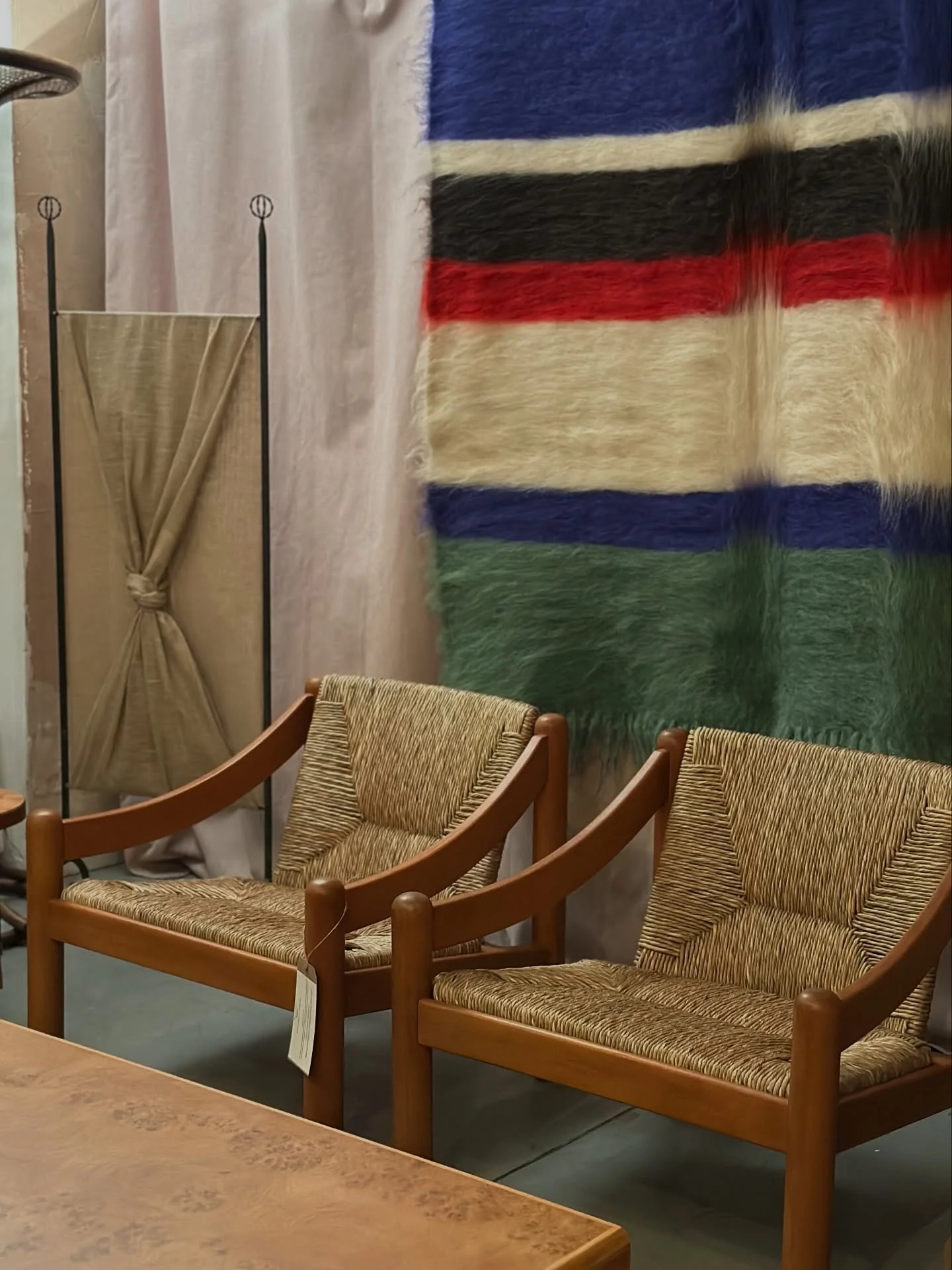 A rare example of Vico Magistretti&rsquo;s Carimate Lounge Chair, Model 930 - designed in 1964 and produced by Italian brand Cassina. This particular pair have an interesting history, they were previously owned by the late British fashion designer Da