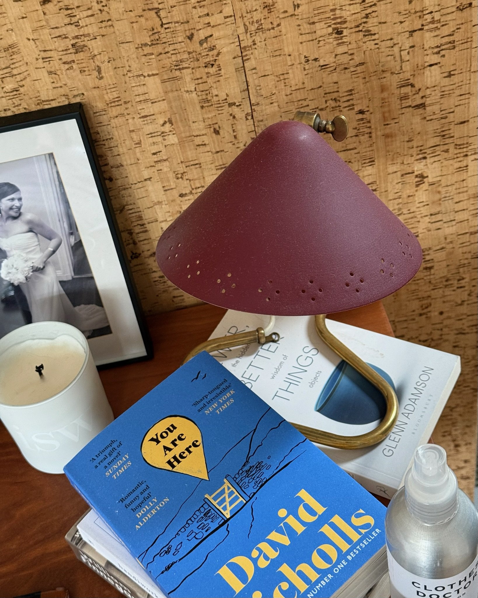 A lovely little Erik Wärnu Lamp for my bedside table from The Object Shop