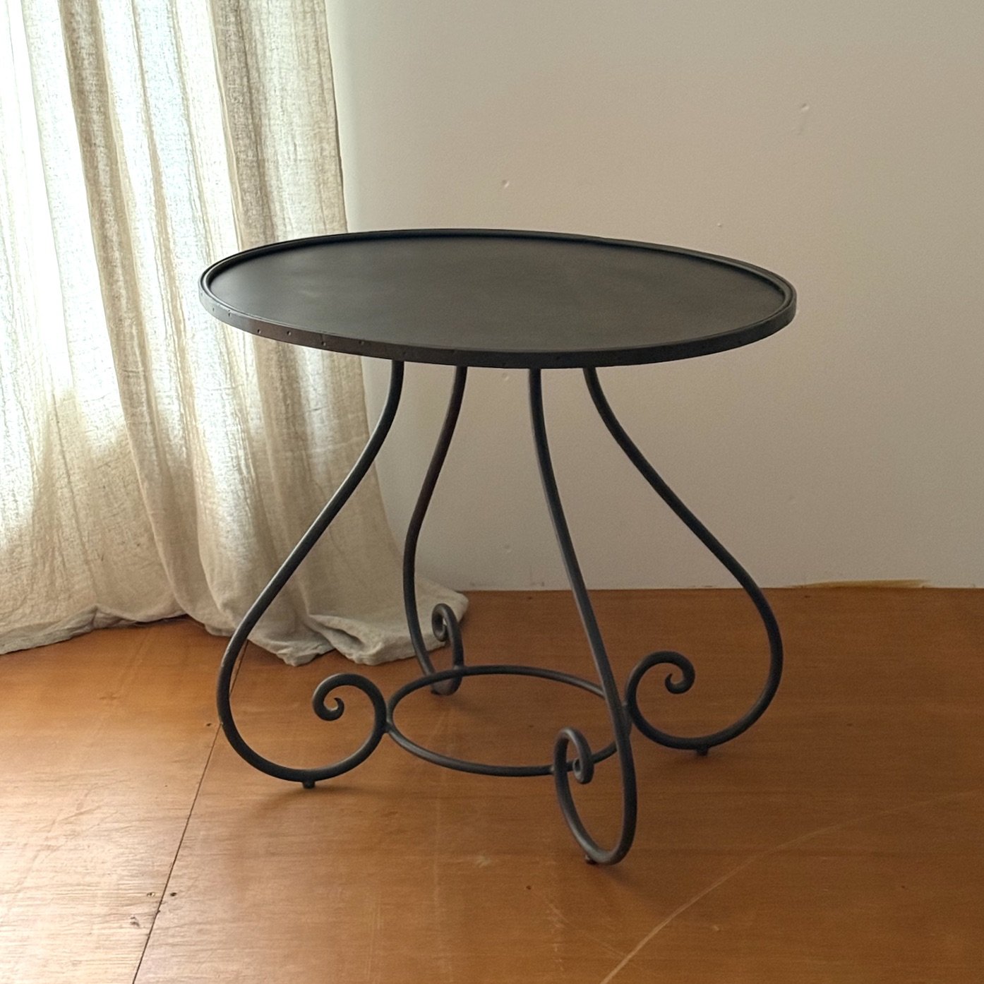Hand-forged Iron Side Table
