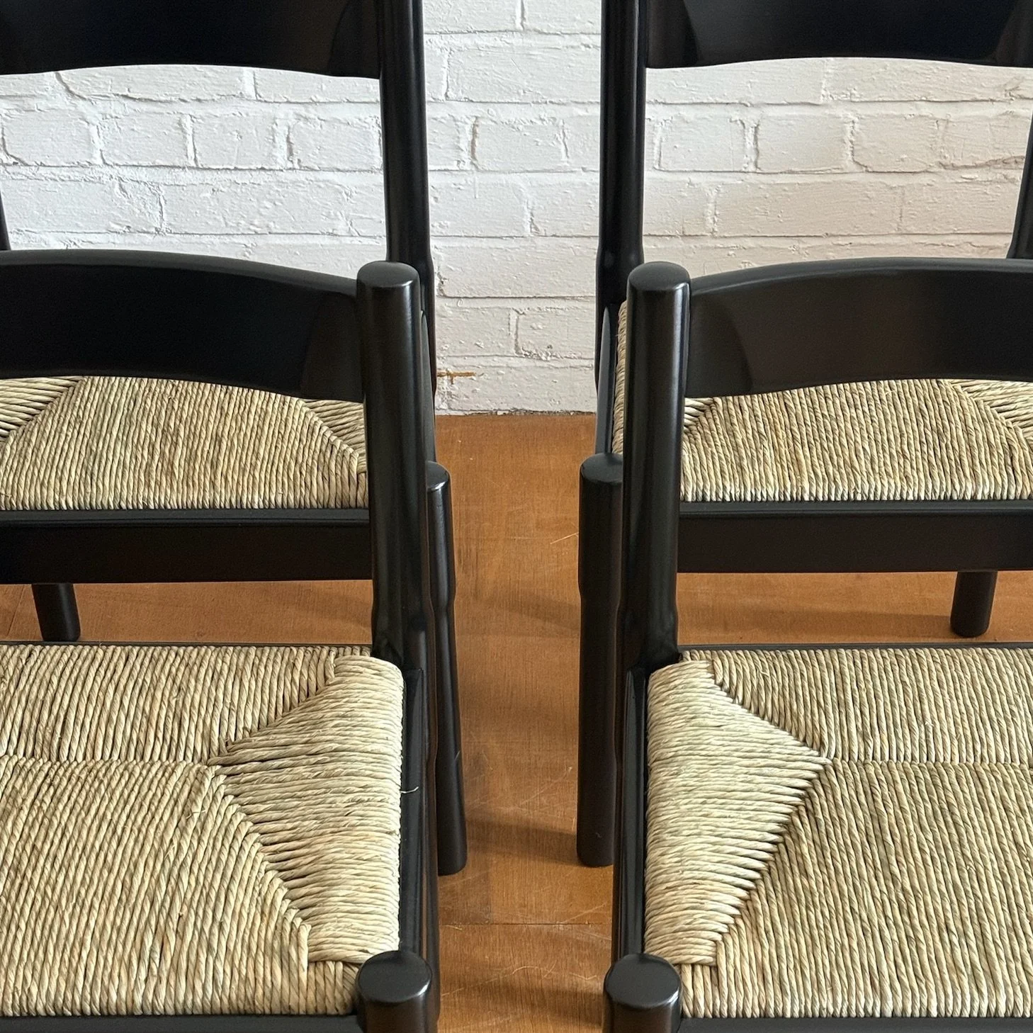 Habitat Carimate chairs by Vico Magistretti for Cassina, restored set of 4