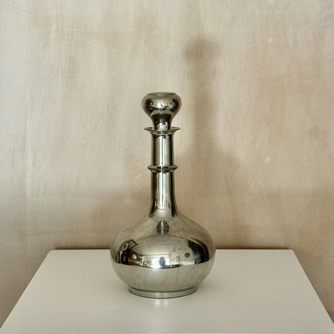 SHEFFIELD PEWTER DECANTER