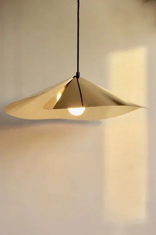 Wildflower Pendant Lamp | Brass