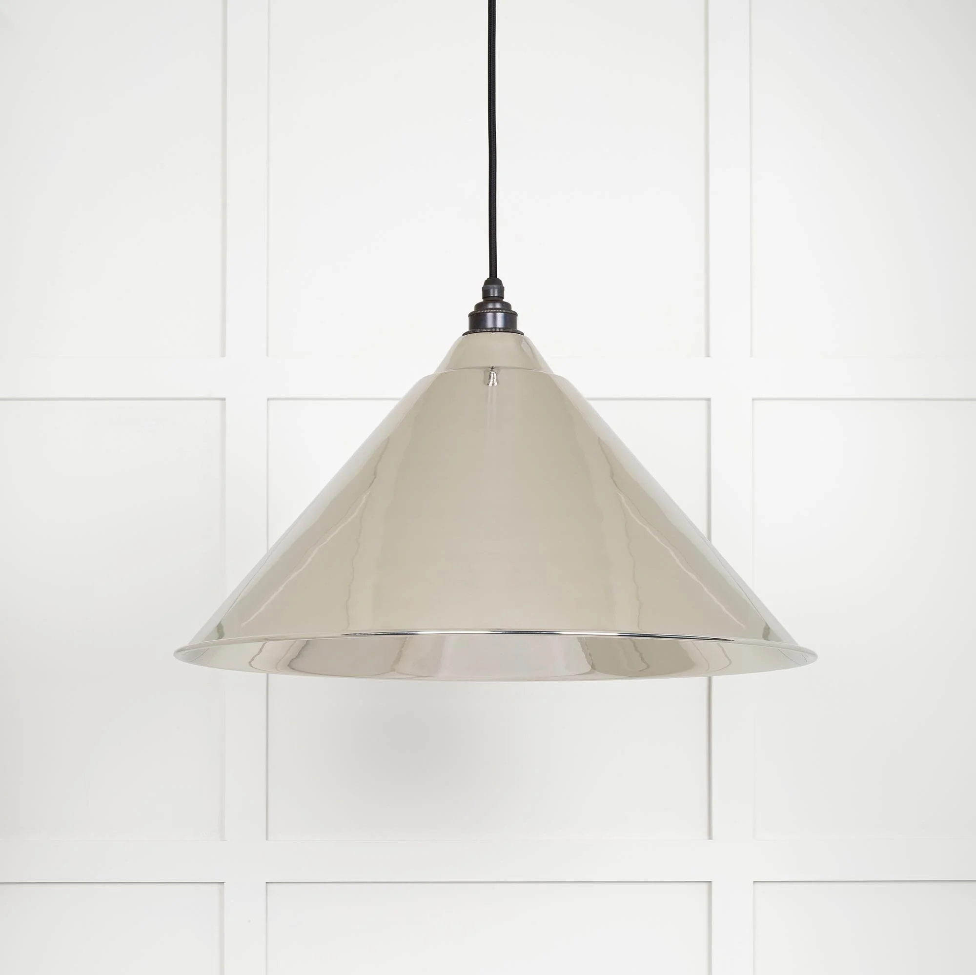 Hawthorne Oversized Pendant Lamp | Nickel