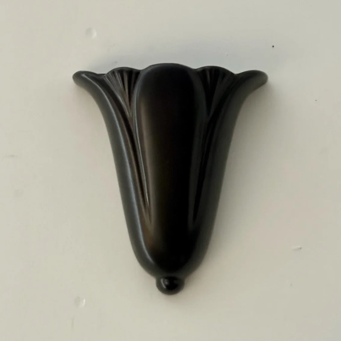 Dartmouth Pottery Wall Vase | Black