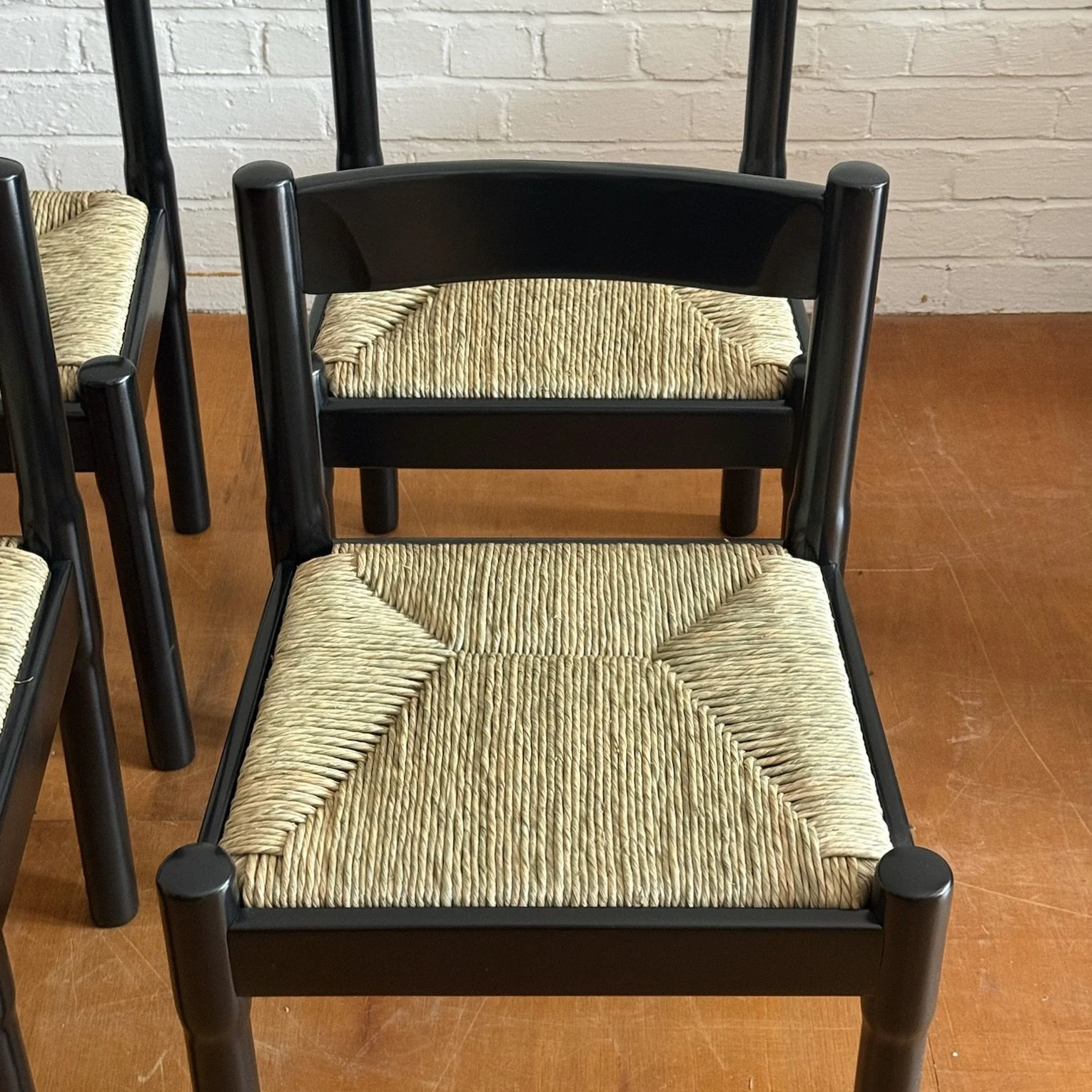 Habitat Carimate chairs by Vico Magistretti for Cassina, restored set of 4