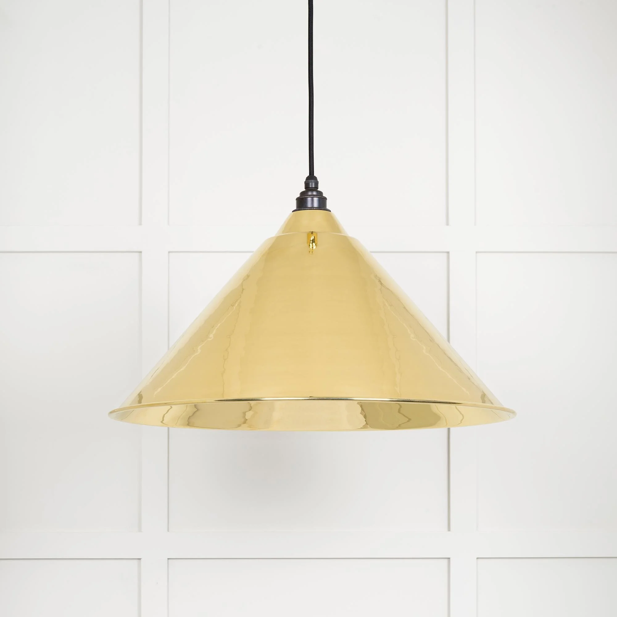 Hawthorne Oversized Pendant Lamp | Brass